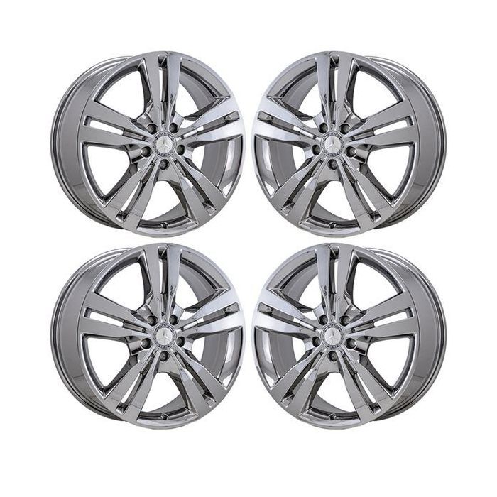 Mercedes-Benz Ml250 Wheel Rim PVD Bright Chrome 85241 Stock Factory OEM Replacement