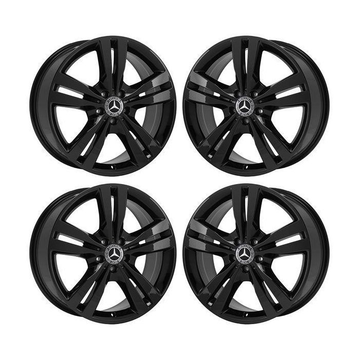Mercedes-Benz Ml250 Exchange Wheels Set of 4-Exchange Rims Set of 4 Gloss Black 85241