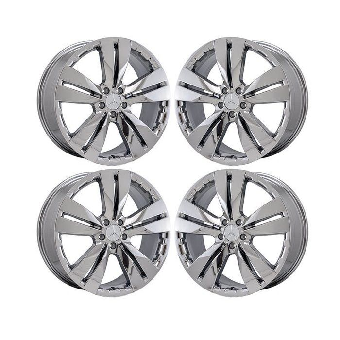 Mercedes-Benz Ml350 Wheel Rim PVD Bright Chrome 85257 Stock Factory OEM Replacement