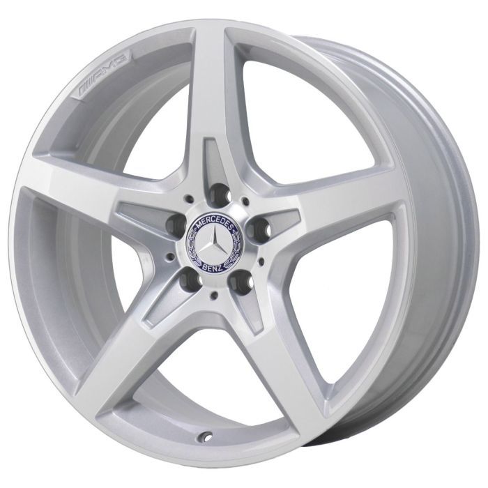 Mercedes-Benz SL550 Wheel Rim Machined Silver 85284 (R) Stock Factory OEM Replacement