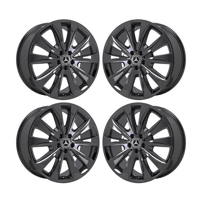 Mercedes-Benz GL350 Wheel Rim PVD Black Chrome 85297 Stock Factory OEM Replacement