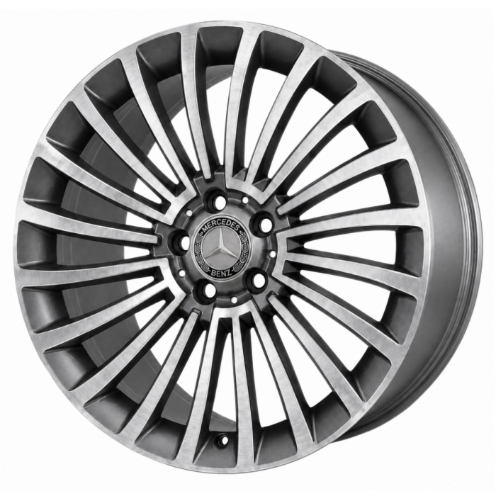 Mercedes-Benz SL550 Wheel Rim Machined Charcoal Grey 85342 (R) Stock Factory OEM Replacement