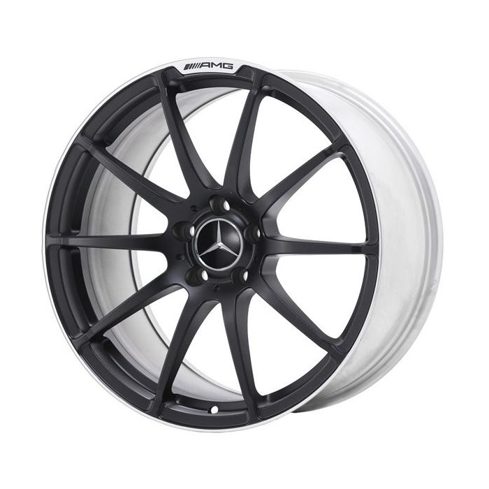 Mercedes-Benz SLS Wheel Rim Machined Lip Black 85343 (F) Stock Factory OEM Replacement