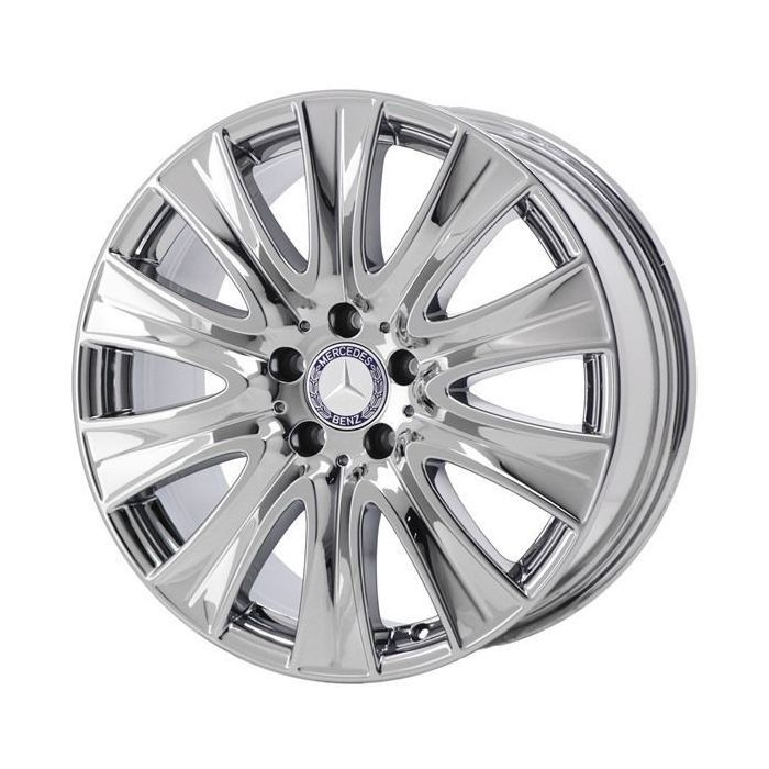 Mercedes-Benz S400 Wheel Rim PVD Bright Chrome 85347 Stock Factory OEM Replacement
