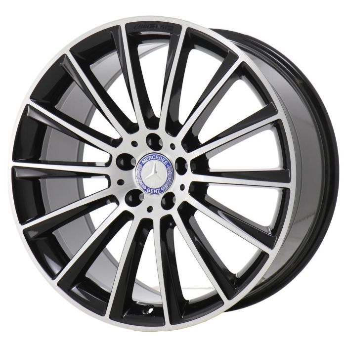 Mercedes-Benz S400 Wheel Rim Machined Black 85355 (R) Stock Factory OEM Replacement