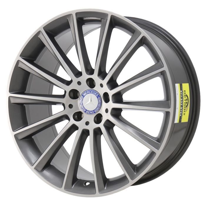 Mercedes-Benz S400 Wheel Rim Machined Grey 85355 (R) Stock Factory OEM Replacement