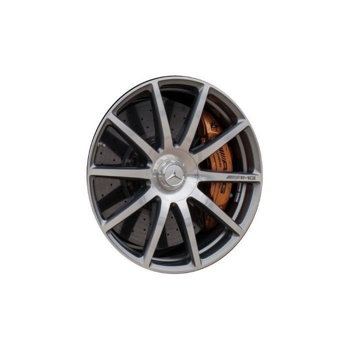 Mercedes-Benz S63 Wheel Rim Polished Grey 85358 (F) Stock Factory OEM Replacement