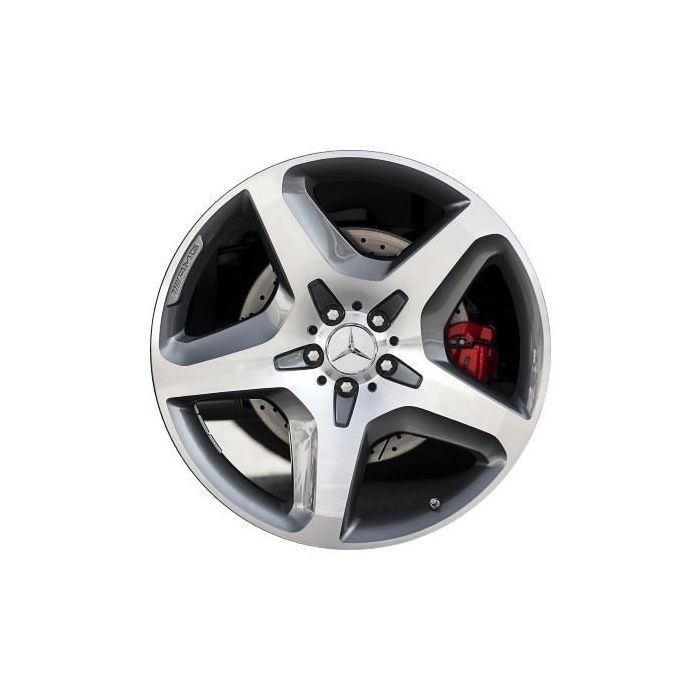 Mercedes-Benz GL63 Wheel Rim Machined Grey 85364 Stock Factory OEM Replacement