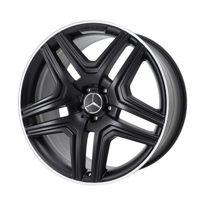 Mercedes-Benz GL63 Wheel Rim Machined Lip Black 85365 Stock Factory OEM Replacement