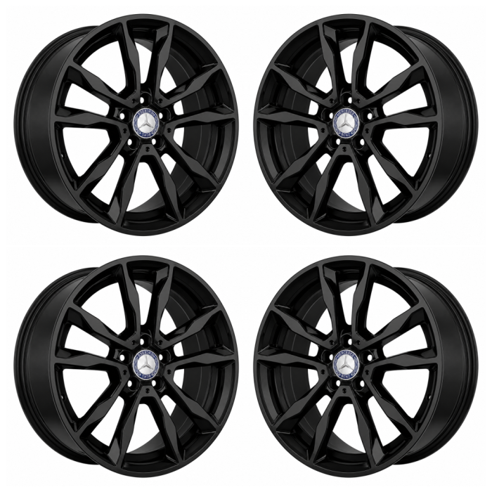 Mercedes-Benz GLA250 Outright Wheels Set of 4-Outright Rims Set of 4 Gloss Black 85383