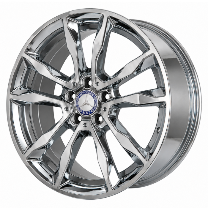 Mercedes-Benz GLA250 Wheel Rim PVD Bright Chrome 85383 Stock Factory OEM Replacement