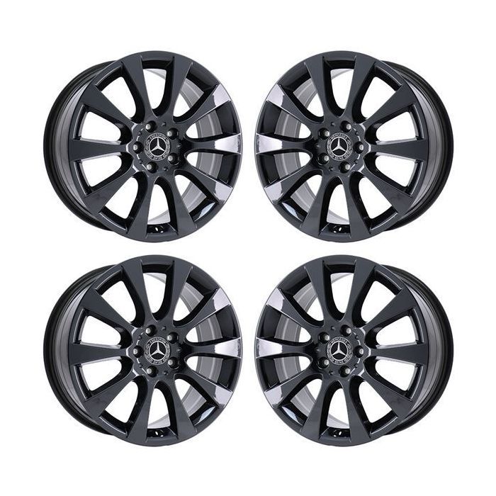 Mercedes-Benz Ml250 Wheel Rim PVD Black Chrome 85387 Stock Factory OEM Replacement