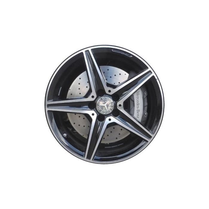 Mercedes-Benz C43 Wheel Rim Machined Black 85445 (F) Stock Factory OEM Replacement