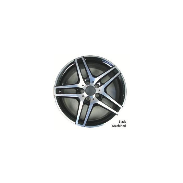 Mercedes-Benz E250 Wheel Rim Machined Black 85461 (R) Stock Factory OEM Replacement