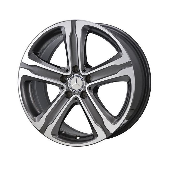 Mercedes-Benz GLC300 Wheel Rim Machined Grey 85480 Stock Factory OEM Replacement