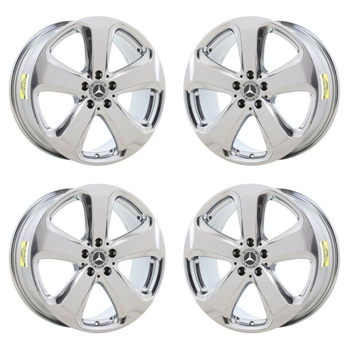 Mercedes-Benz GLC300 Wheel Rim PVD Bright Chrome 85481 Stock Factory OEM Replacement