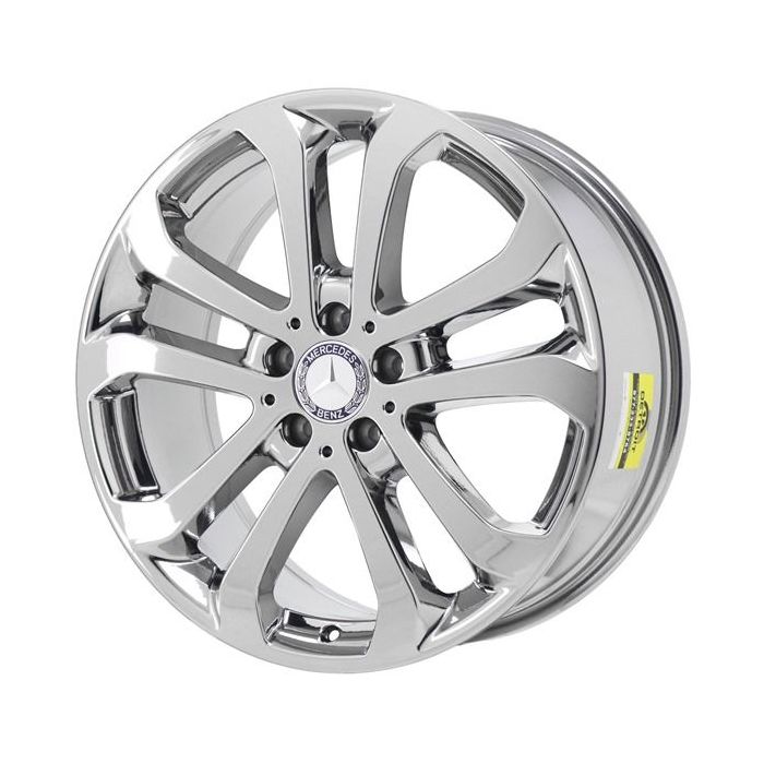 Mercedes-Benz GLE-350 Wheel Rim PVD Bright Chrome 85487 Stock Factory OEM Replacement