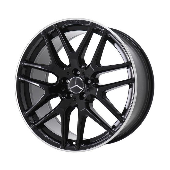 Mercedes-Benz GLE300 Wheel Rim Machined Lip Black 85489 Stock Factory OEM Replacement