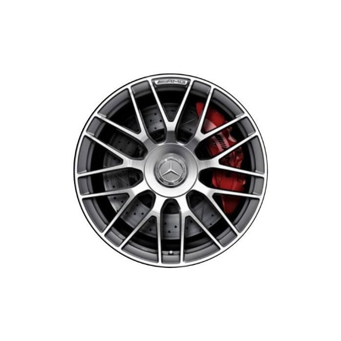 Mercedes-Benz C63 Wheel Rim Machined Grey 85523 (R) Stock Factory OEM Replacement