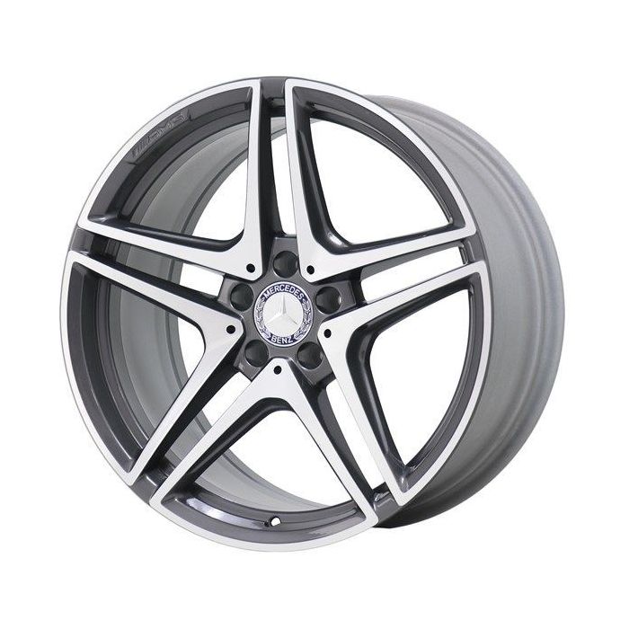 Mercedes-Benz C63 Wheel Rim Machined Grey 85524 (F) Stock Factory OEM Replacement