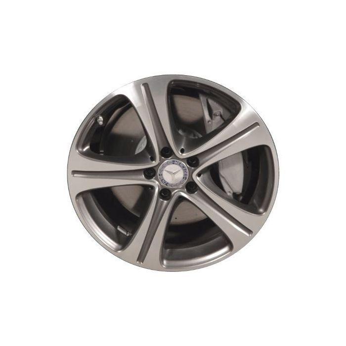 Mercedes-Benz E300 Wheel Rim Machined Grey 85536 Stock Factory OEM Replacement