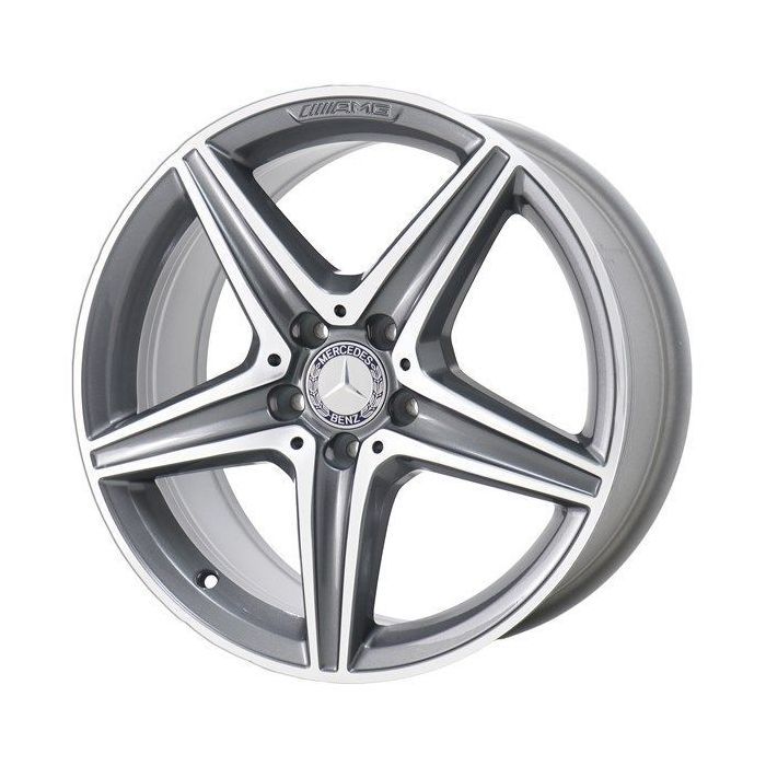 Mercedes-Benz E300 Wheel Rim Machined Grey 85538 (F) Stock Factory OEM Replacement