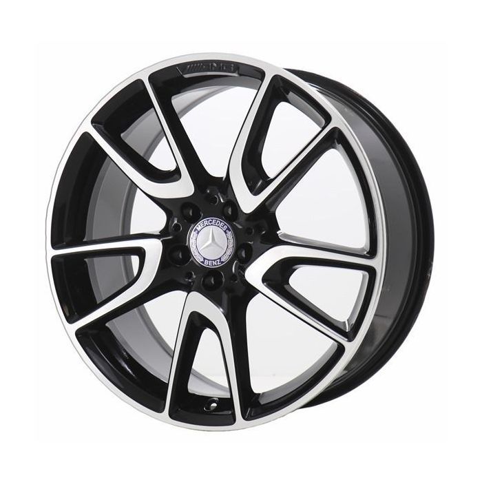 Mercedes-Benz E400 Wheel Rim Machined Black 85544 (R) Stock Factory OEM Replacement