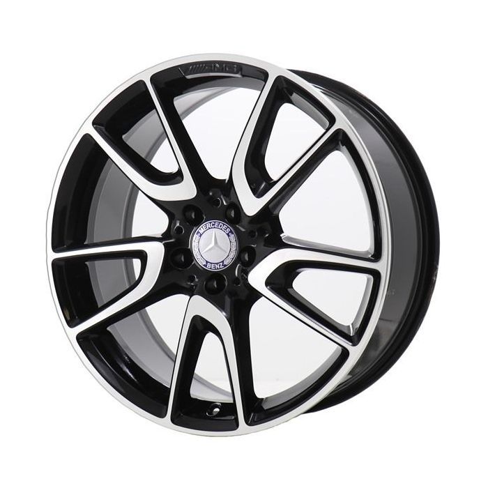 Mercedes-Benz E400 Wheel Rim Machined Black 85543 (F) Stock Factory OEM Replacement