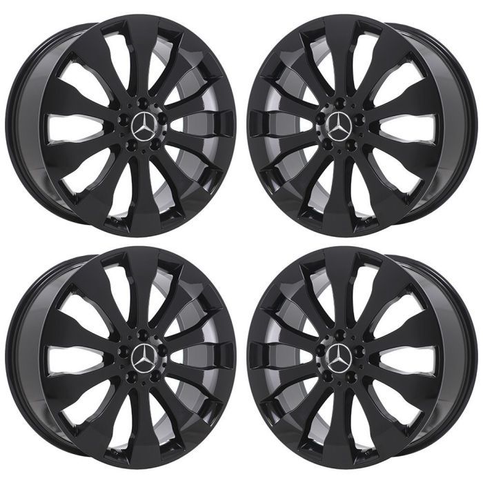Mercedes-Benz GLS350 Exchange Wheels Set of 4-Exchange Rims Set of 4 Gloss Black 85553
