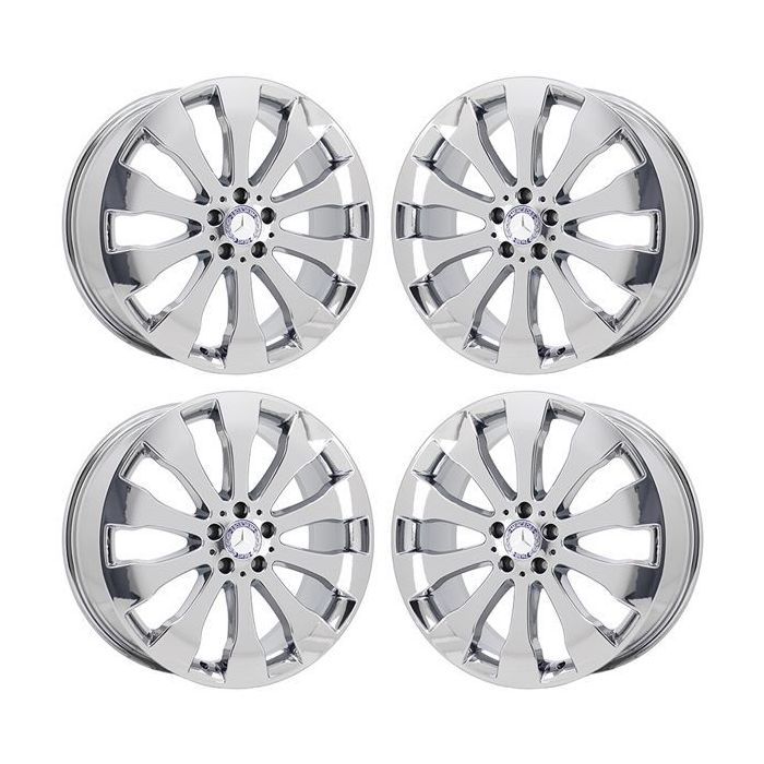 Mercedes-Benz GLS350 Wheel Rim PVD Bright Chrome 85553 Stock Factory OEM Replacement