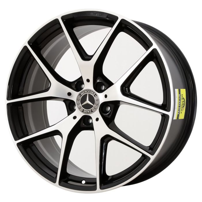 Mercedes-Benz GLC300 Wheel Rim Machined Black 85728 (F) Stock Factory OEM Replacement