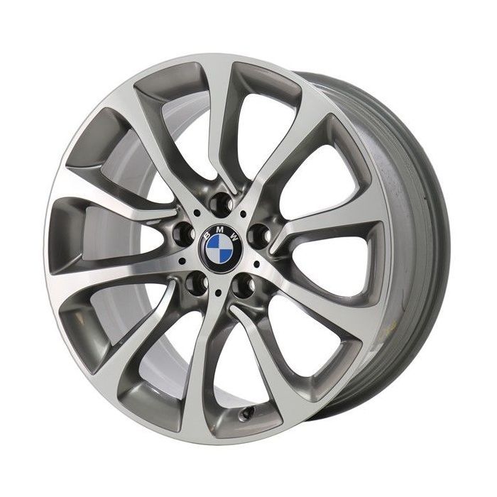 BMW 528i Wheel Rim Machined Grey 86001 (F) Stock Factory OEM Replacement