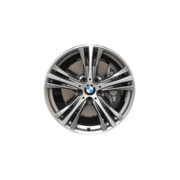 BMW 320i Wheel Rim Machined Grey 86011 (R) Stock Factory OEM Replacement
