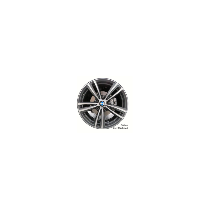 BMW 320i Wheel Rim Machined Grey 86014 (R) Stock Factory OEM Replacement