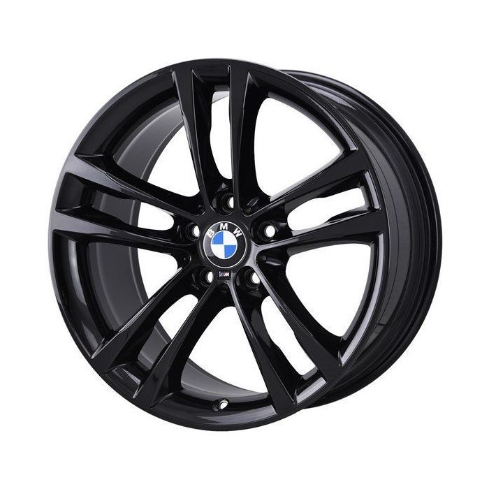 BMW 328i Wheel Rim Gloss Black 86024 (R) Stock Factory OEM Replacement