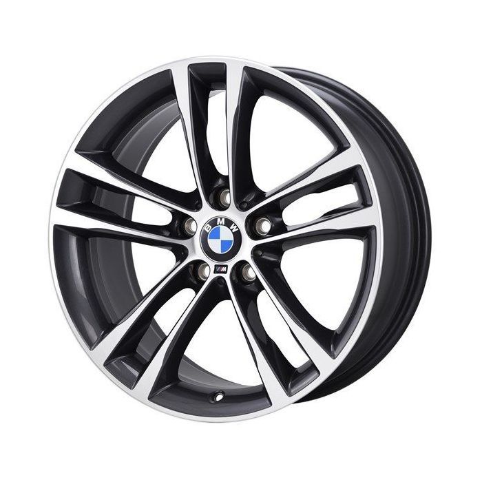 BMW 328i Wheel Rim Machined Grey 86025 (F) Stock Factory OEM Replacement