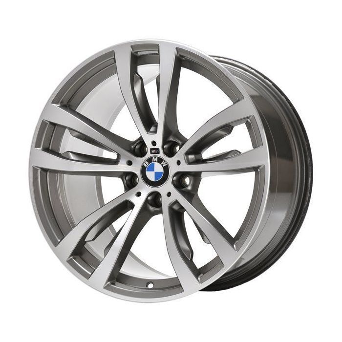 BMW X5 Wheel Rim Machined Grey 86053 (F) Stock Factory OEM Replacement