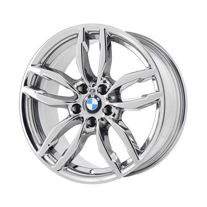 BMW X3 Wheel Rim PVD Bright Chrome 86101 (F) Stock Factory OEM Replacement