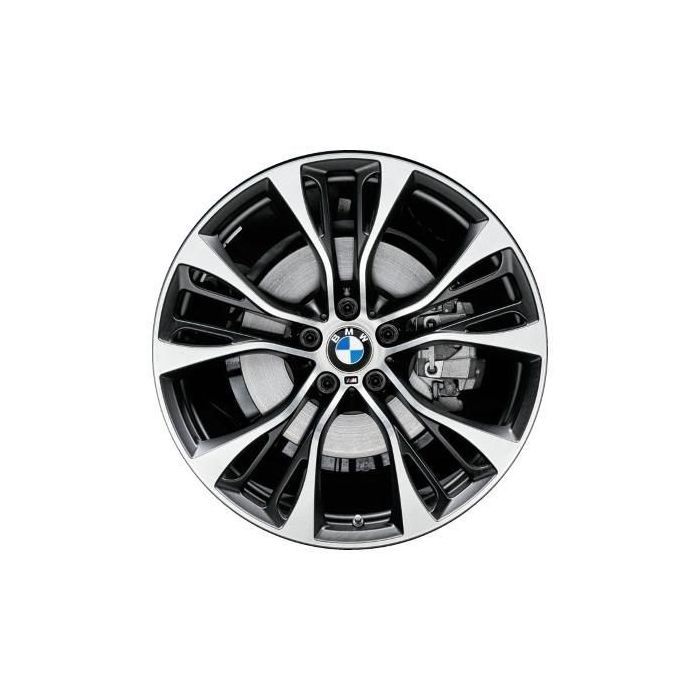 BMW X3 Wheel Rim Machined Black 86109 Stock Factory OEM Replacement