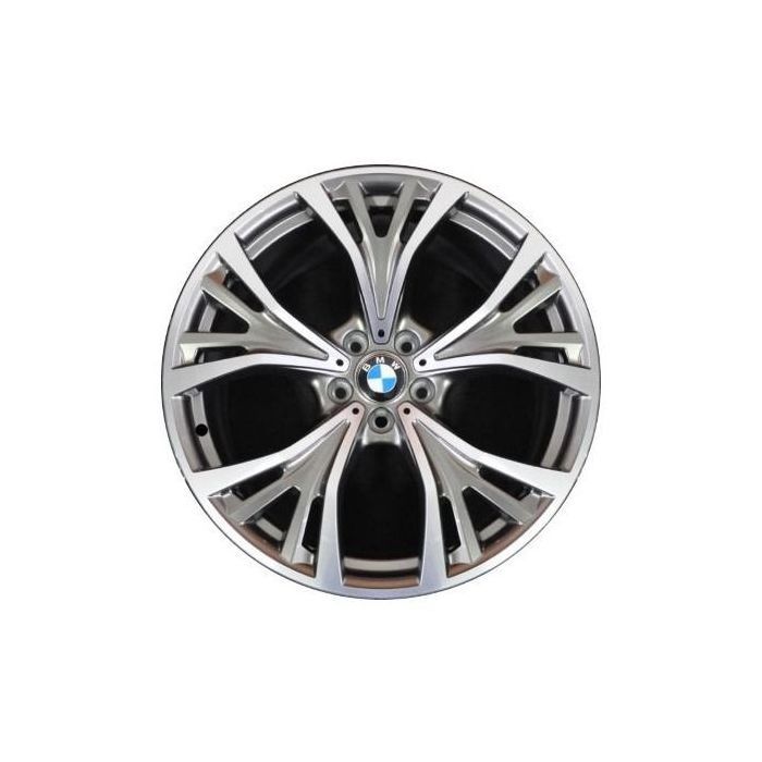 BMW X5 Wheel Rim Machined Grey 86111 (F) Stock Factory OEM Replacement