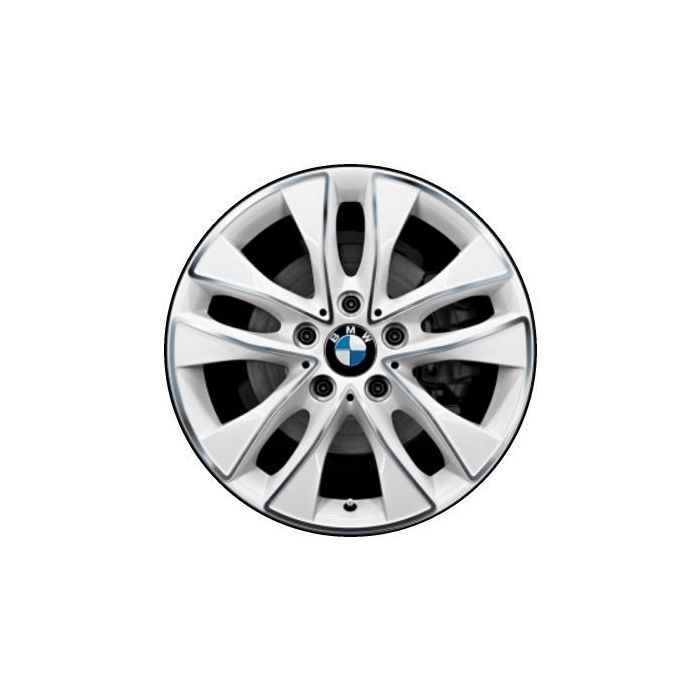 BMW 228i Wheel Rim Machined White 86152 Stock Factory OEM Replacement