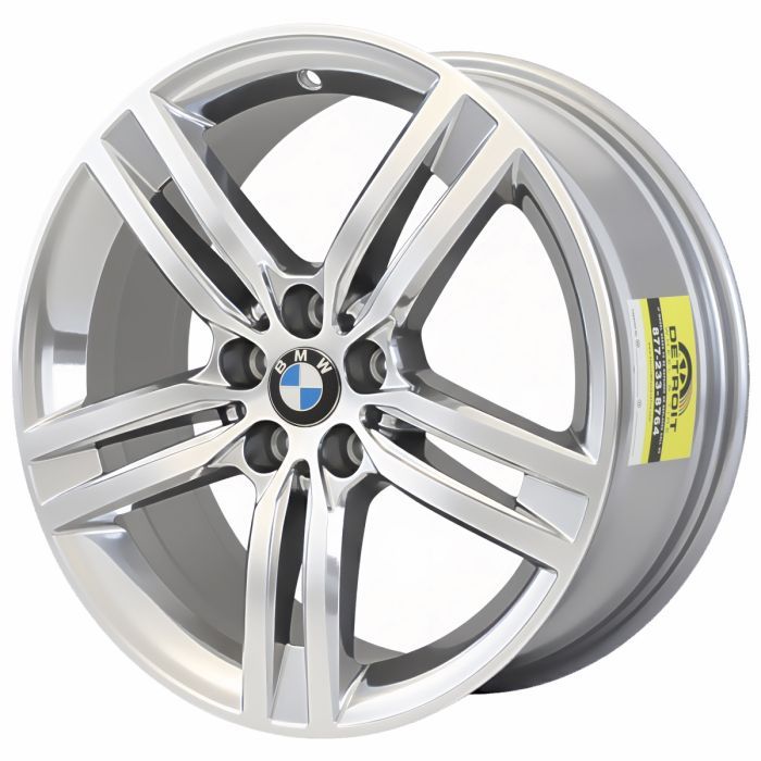 BMW 530e Wheel Rim PVD Bright Chrome 86162 Stock Factory OEM Replacement