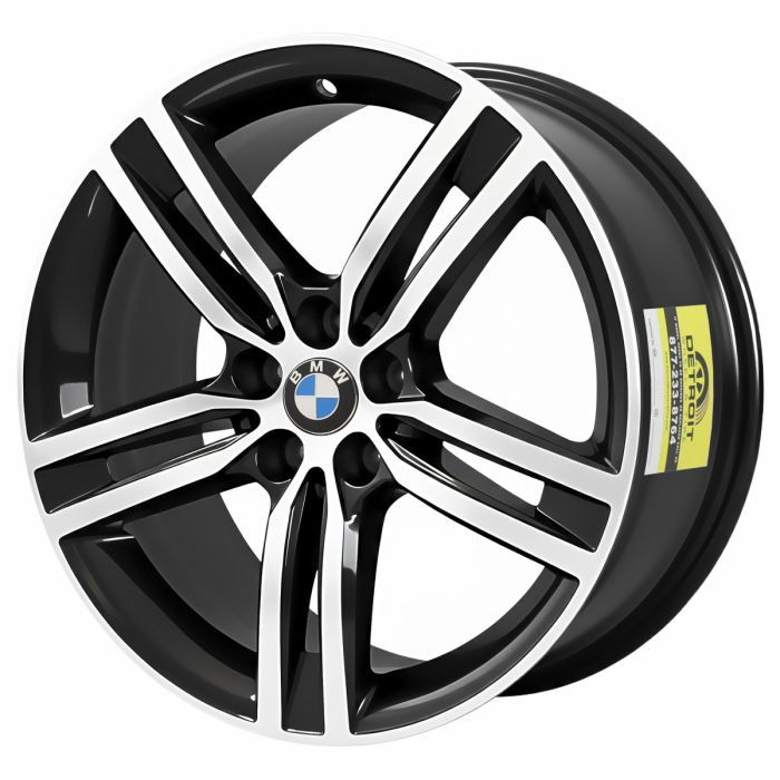 BMW 530e Wheel Rim Machined Black 86162 Stock Factory OEM Replacement