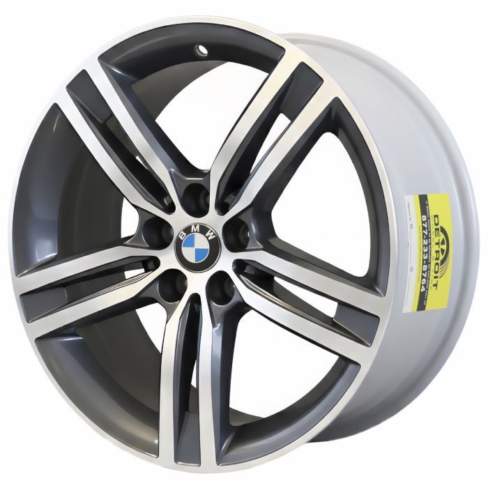 BMW 530e Wheel Rim Machined Gray 86162 Stock Factory OEM Replacement