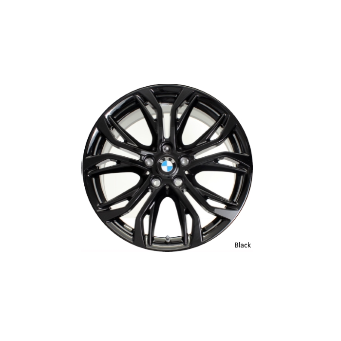 BMW X1 Wheel Rim Gloss Black 86216 Stock Factory OEM Replacement