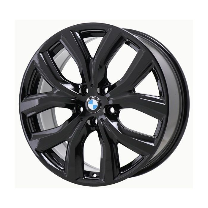 BMW X1 Wheel Rim Gloss Black 86220 Stock Factory OEM Replacement