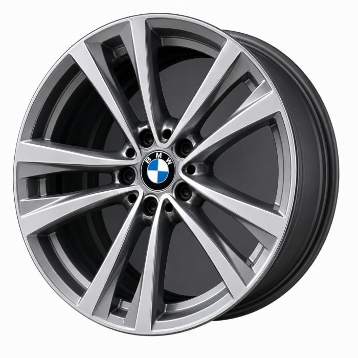 BMW 528i Wheel Rim Machined Grey 86225 (R) Stock Factory OEM Replacement