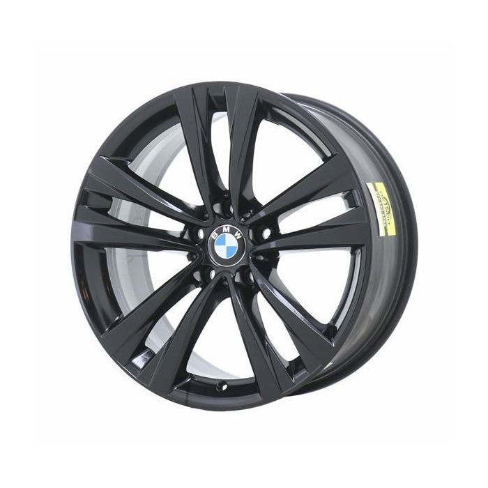 BMW 528i Wheel Rim Gloss Black 86224 (F) Stock Factory OEM Replacement