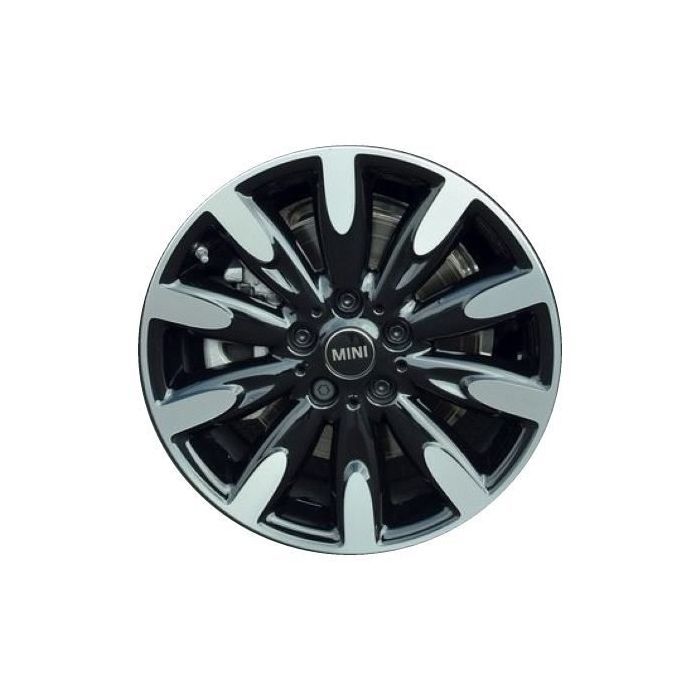 Mini Cooper Wheel Rim Machined Black 86253 Stock Factory OEM Replacement