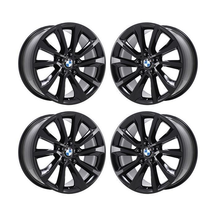 BMW X6 Exchange Wheels Set of 4-Exchange Rims Set of 4 Gloss Black 86260 (F)